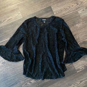 Black Lacy top